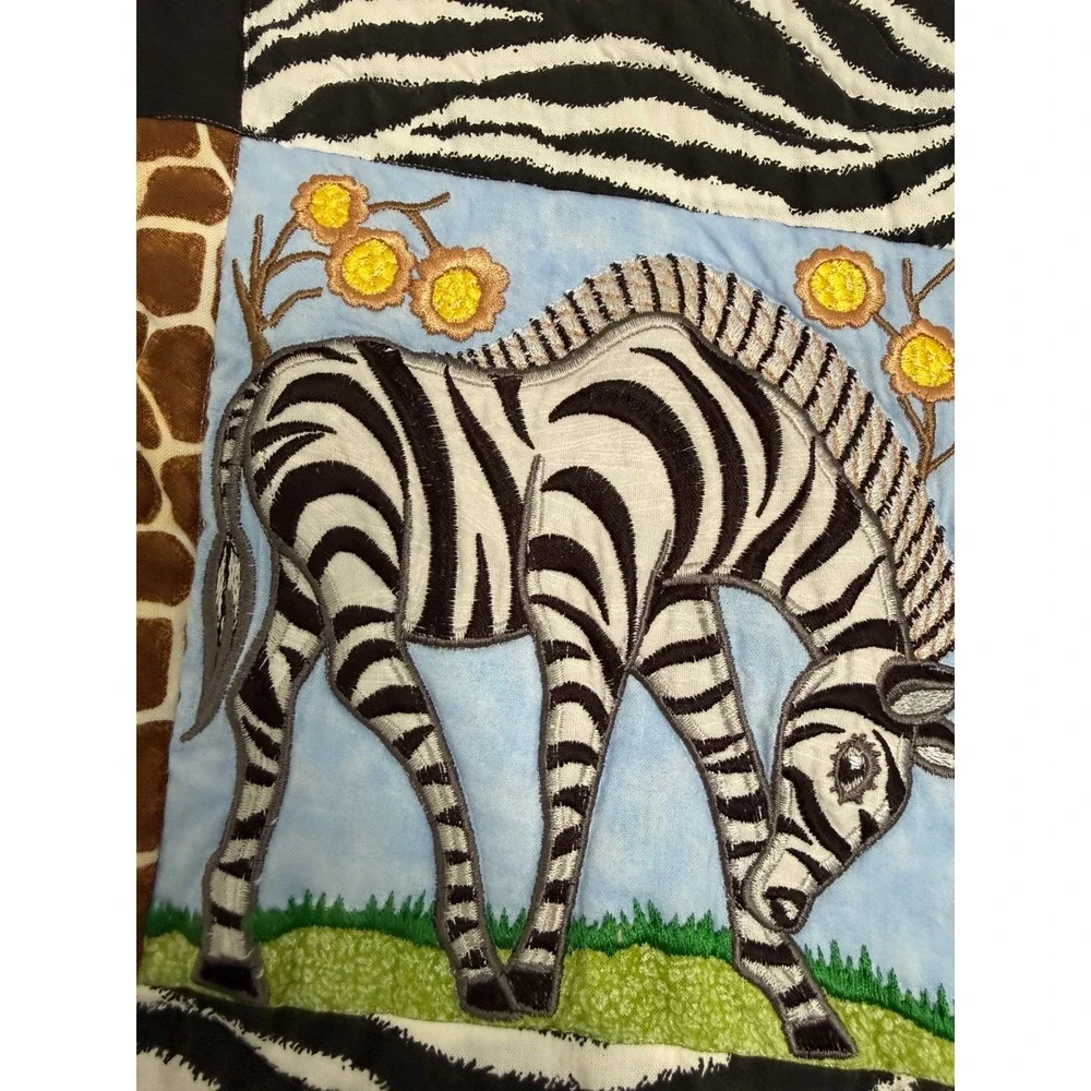 Handmade Safari Quilt/Wall Decor 36.5